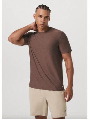 Vuori Strato Tech Tee Men's Size XXL Platinum Heather Grey T-Shirt NWT